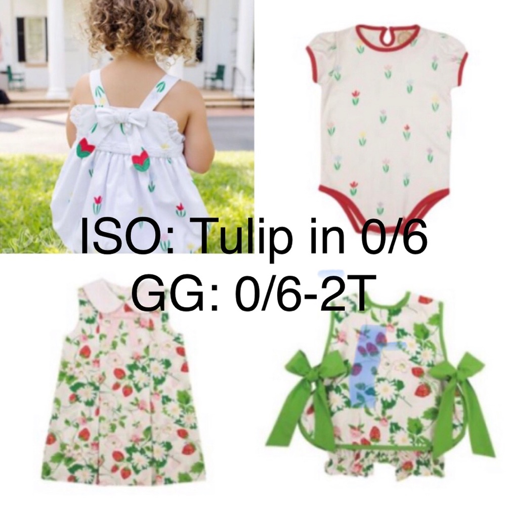 ISO: tbbc tulip and Greenwich garden